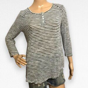 Hi-Lo Cozy Striped Tunic